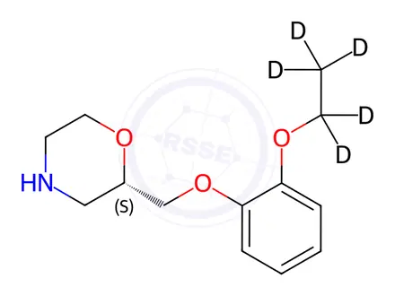 Chemical structure of (S)-Viloxazine D5 Hydrochloride