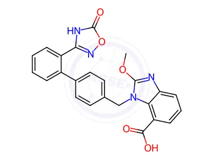 Chemical structure of Azilsartan Impurity 140