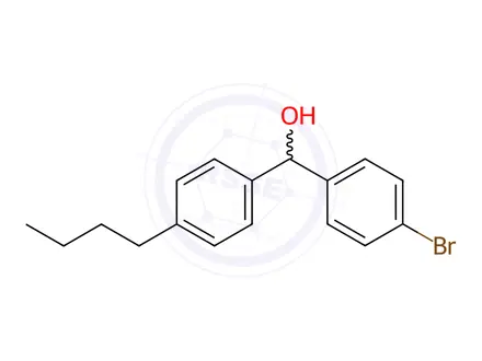 Chemical structure of (4-Bromophenyl)(4-butylphenyl)methanol