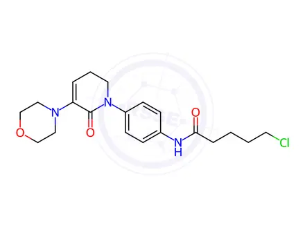 Chemical structure of Apixaban Impurity S2