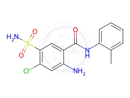Chemical structure of Metolazone Impurity 5 (Metolazone EP Impurity E)