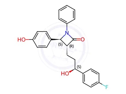Chemical structure of Ezetimibe Impurity E