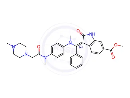 Chemical structure of Nintedanib Esilate Impurity 243