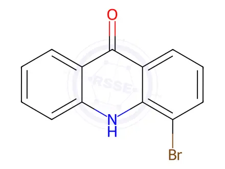 Chemical structure of 4-Bromoacridin-9(10H)-one
