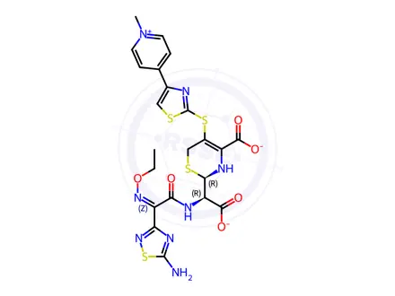 Chemical structure of Ceftaroline Fosamil Impurity 6
