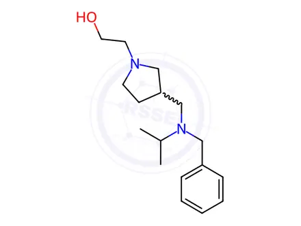 Chemical structure of 2-(3-((Benzyl(isopropyl)amino)methyl)pyrrolidin-1-yl)ethanol