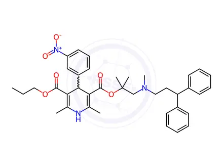 Chemical structure of Lercanidipin Impurity C HCl