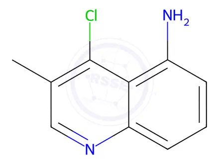 Chemical structure of 4-chloro-3-methylquinolin-5-amine