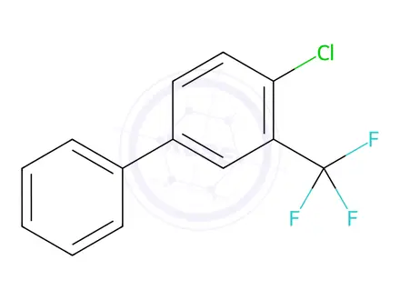Chemical structure of 4-Chloro-3-(trifluoromethyl)-1,1'-biphenyl