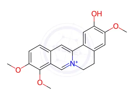 Chemical structure of Jatrorrhizine Impurity 1 Chloride