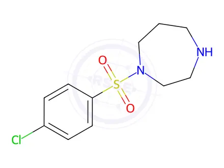 Chemical structure of 1-((4-Chlorophenyl)sulfonyl)-1,4-diazepane