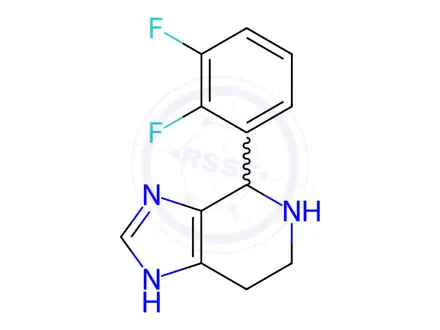 Chemical structure of 4-(2,3-Difluorophenyl)-4,5,6,7-tetrahydro-3H-imidazo[4,5-c]pyridine