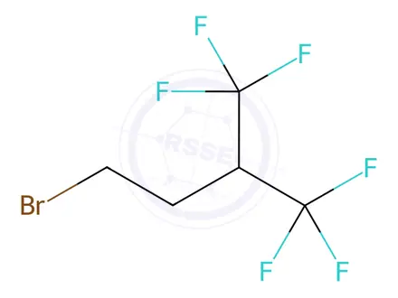 Chemical structure of 4-Bromo-1,1,1-Trifluoro-2-(Trifluoromethyl)Butane