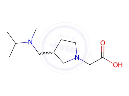 Chemical structure of 2-(3-((Isopropyl(methyl)amino)methyl)pyrrolidin-1-yl)acetic acid