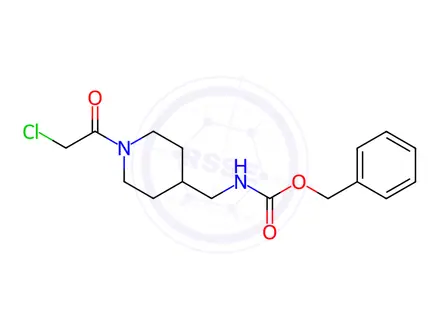 Chemical structure of Benzyl ((1-(2-chloroacetyl)piperidin-4-yl)methyl)carbamate