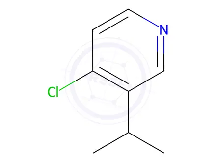 Chemical structure of 4-Chloro-3-isopropylpyridine