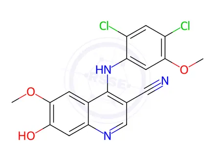 Chemical structure of Bosutinib Impurity 4