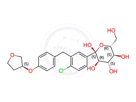 Chemical structure of Empagliflozin Impurity 96