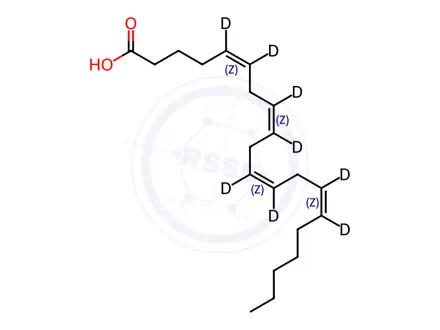 Chemical structure of Arachidonic Acid-D8