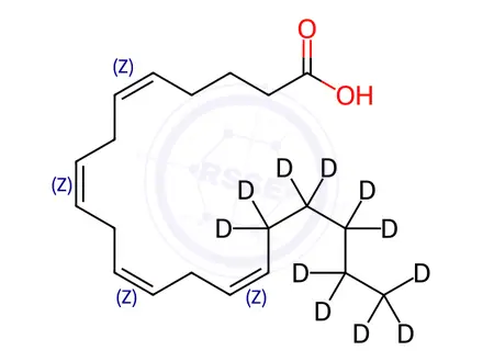 Chemical structure of Arachidonic Acid-d11