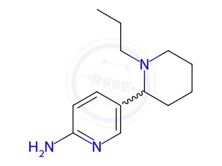 Chemical structure of 5-(1-Propylpiperidin-2-yl)pyridin-2-amine