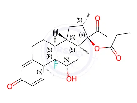 Chemical structure of Clobetasol Propionate EP Impurity H