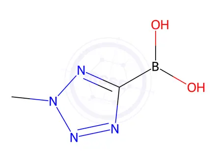 Chemical structure of (2-Methyl-2H-tetrazol-5-yl)boronic acid