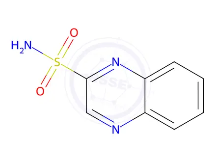 Chemical structure of Quinoxaline-2-sulfonamide