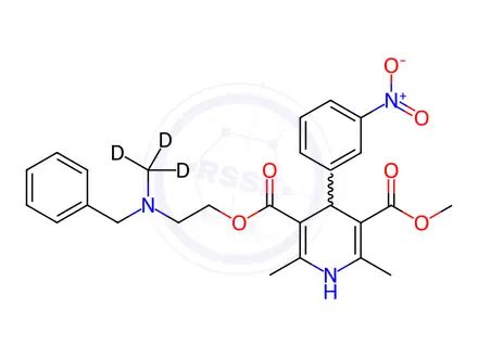 Chemical structure of Nicardipine-D3