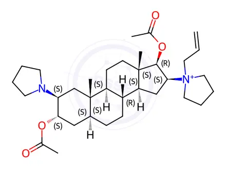 Chemical structure of Rocuronium Bromide EP Impurity F