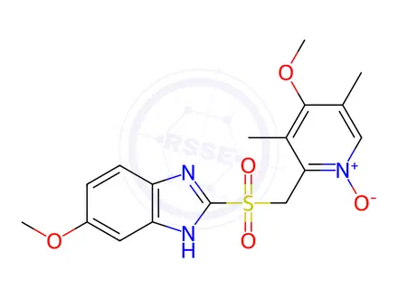 Chemical structure of Esomeprazole Impurity I
