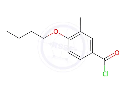 Chemical structure of 4-Butoxy-3-methylbenzoyl chloride