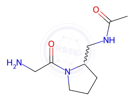 Chemical structure of N-((1-(2-Aminoacetyl)pyrrolidin-2-yl)methyl)acetamide