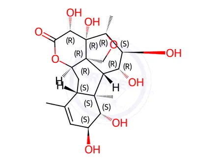 Chemical structure of Bruceine E