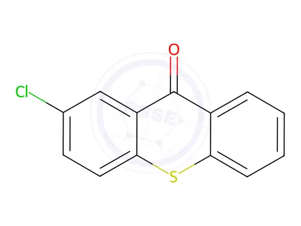 Chemical structure of 2-Chlorothioxanthone