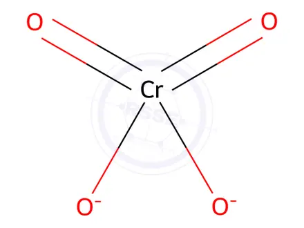 Chemical structure of Potassium chromate, ACS