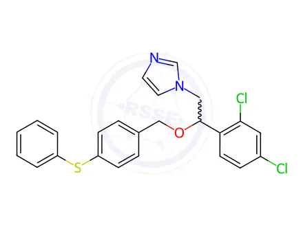Chemical structure of Fenticonazole Nitrate