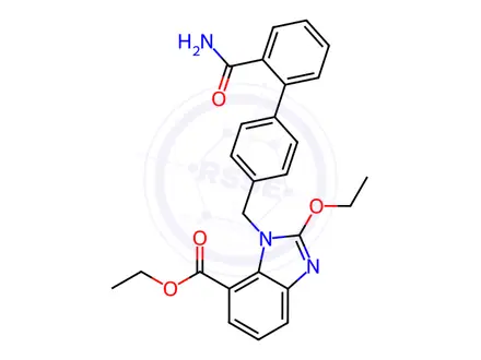 Chemical structure of Azilsartan impurity X