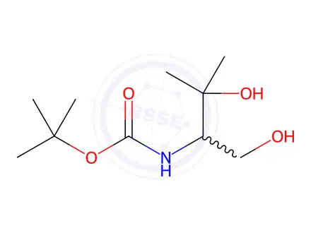 Chemical structure of -TERT-BUTYL (1,3-DIHYDROXY-3-METHYLBUTAN-2-YL)CARBAMATE