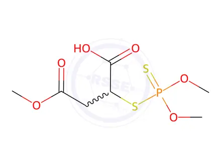 Chemical structure of Malathion Impurity 12