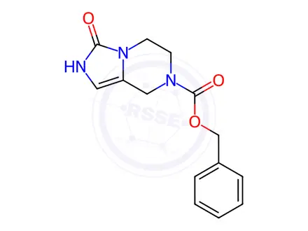 Chemical structure of Benzyl 3-oxo-2,5,6,8-tetrahydroimidazo[1,5-a]pyrazine-7(3H)-carboxylate