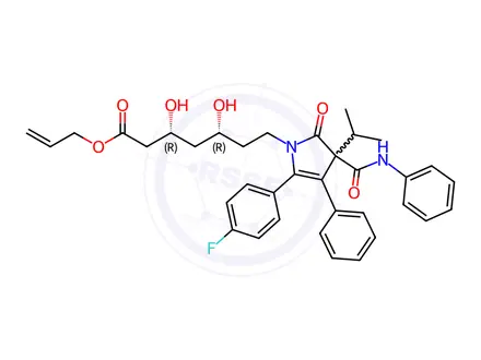 Chemical structure of Atorvastatin Calcium Impurity 143