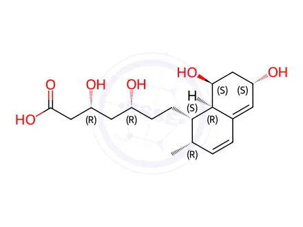 Chemical structure of Pravastatin Impurity 6 (Pravastatin EP Impurity F)