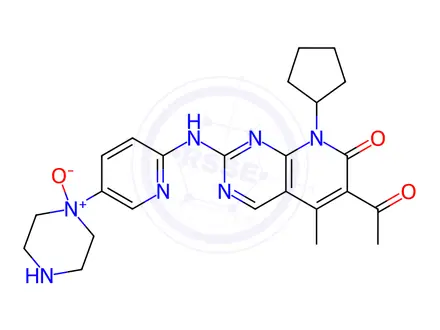 Chemical structure of Palbociclib Impurity 6