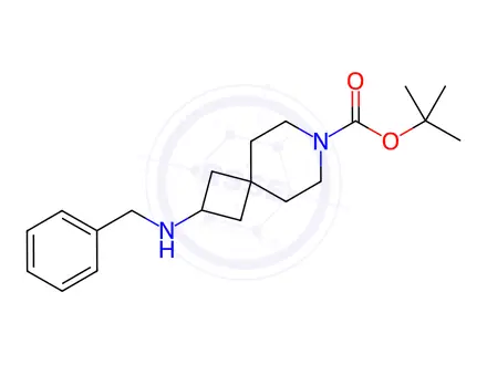 Chemical structure of Tert-butyl 2-(benzylaMino)-7-azaspiro[3.5]nonane-7-carboxylate