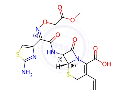 Chemical structure of Cefixime Impurity 9