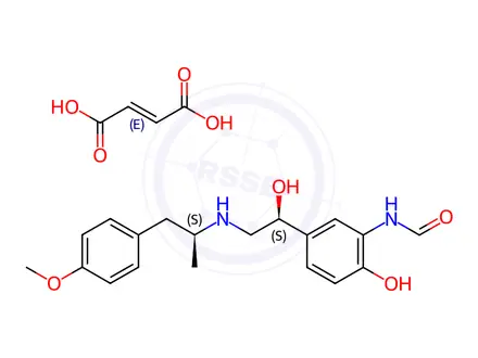 Chemical structure of Formoterol Impurity I (43229-80-7)