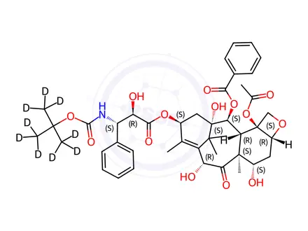 Chemical structure of Docetaxel