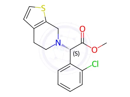 Chemical structure of Clopidogrel EP Impurity B HCl