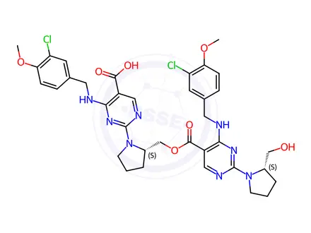 Chemical structure of Avanafil Impurity 32